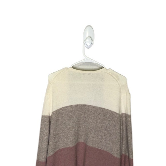 Madewell Color-block Long Open Front Sweater - Picture 9 of 12